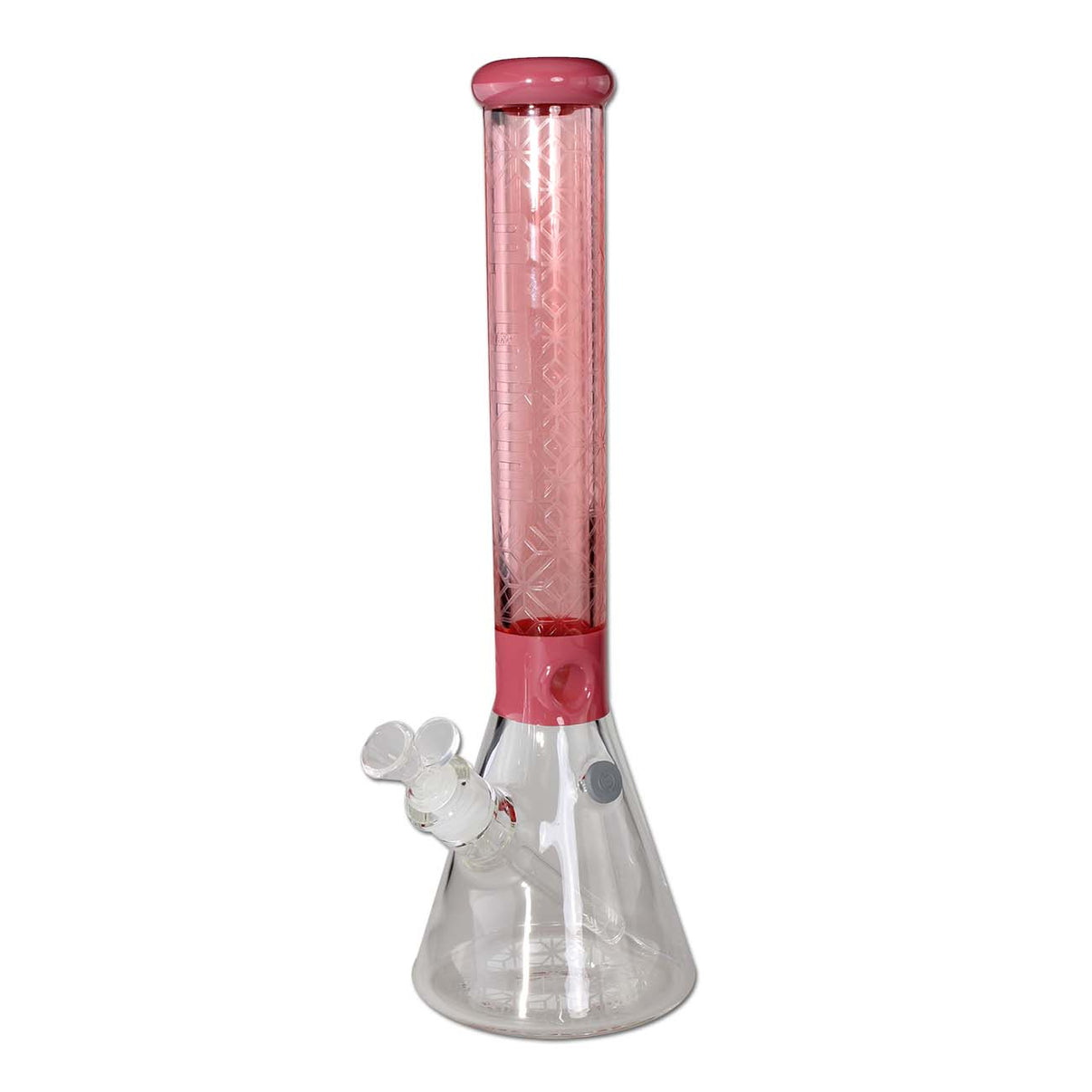 BLAZE Sandblast Beaker Pink 41cm lasibongi