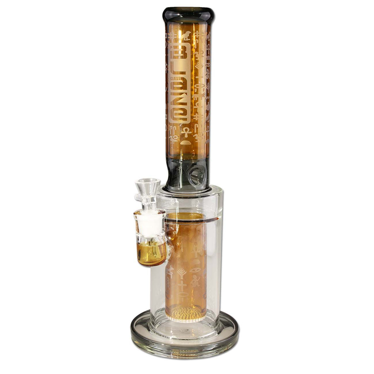 BLAZE Pharaoness Cylinder Bong Ice Amber 40cm edestä