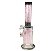 BLAZE Pharaoness Cylinder Bong Ice Pink 40cm edestä