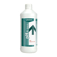 Canna pH+ 20% 1L pullo ravinneliuoksen pH-arvon nostamiseen