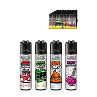 Clipper Lighters Mix Slogan #9 sytytin eri väreissä