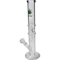 Black Leaf Glass Bong Ice 35cm kirkas lasibongi jääpidikkeellä