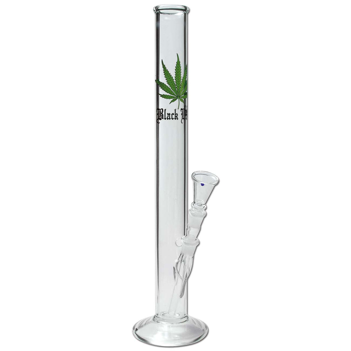 Black Leaf Glass Bong LEAF 50cm lasibongi vihreillä lehdillä