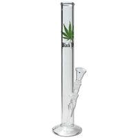 Black Leaf Glass Bong LEAF 50cm lasibongi vihreillä lehdillä