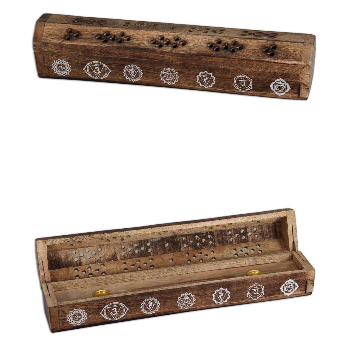 Mango Wood Incense Holder käsinveistetty suitsuketorni