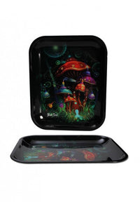 Rolling Tray Mushroom L rullausalusta sienikuviolla