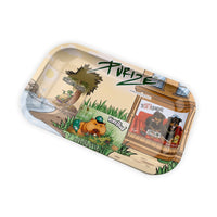 PURIZE Rolling Tray Stigga Zoo väsäysalusta viidakkokuviolla