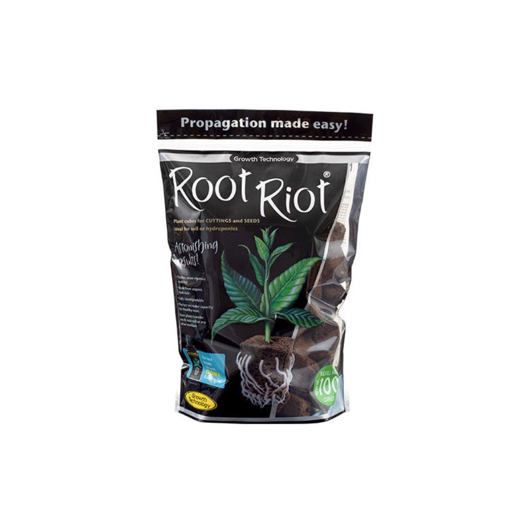 Root Riot 100kpl juurrutuskuutiot pakkaus