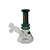 Black Leaf Mini Bubbler with Chillum Plug System (vihreä)