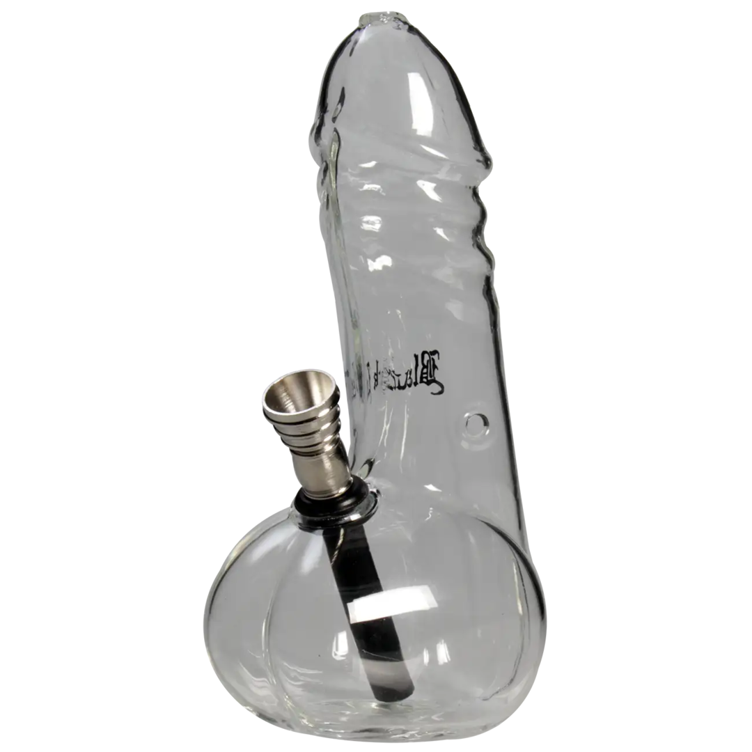 Black Leaf Glass Bong Willy 16cm lasivesipiippu potkureiällä - Kaninkolo verkkokauppa