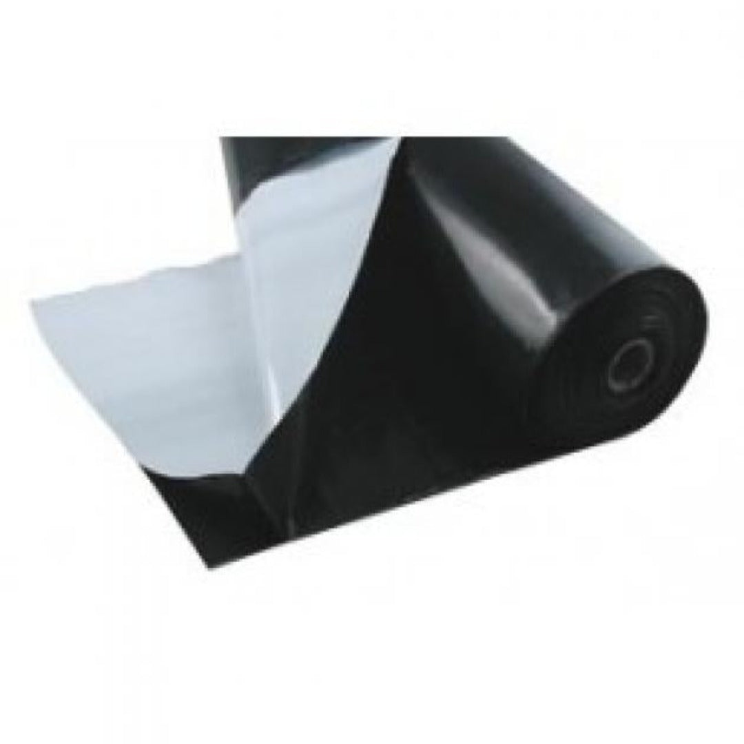 Musta-Valko muovi / 1m / Black and White plastic sheeting (panda film)